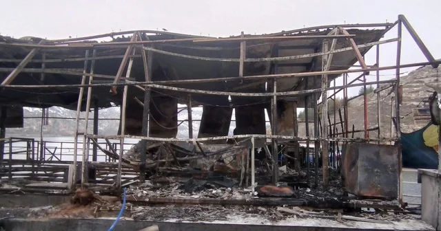 Duba restoranda ikinci yangın Aynı restoranda ikinci defa yangın Şanlıurfa Haberleri