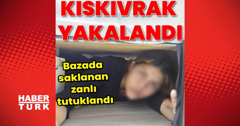 Hırsızlık yaptığı iddia edilen zanlı İstanbulda bazanın altında yakalandı Son dakika haberleri