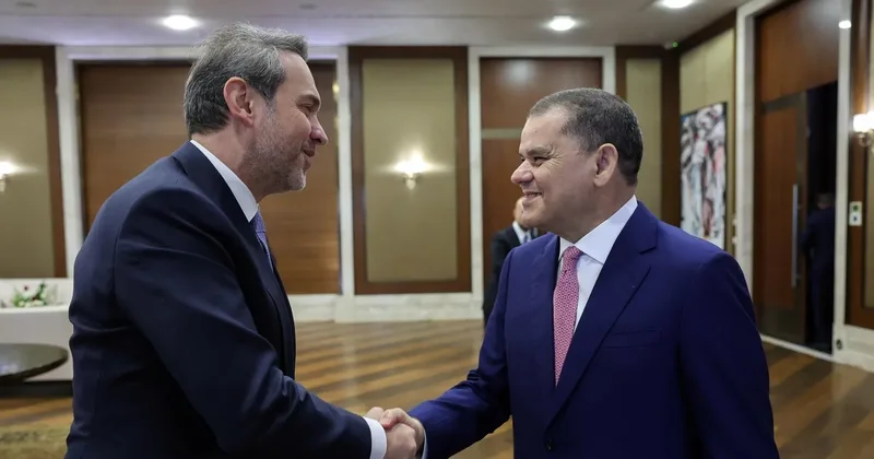 Enerji Bakanı Bayraktar, Libya Başbakanı Dibeybe ile enerji alanında işbirliğini görüştü