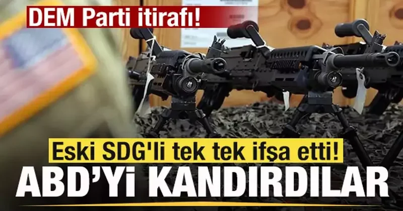 Eski SDG li tek tek ifşa etti! ABD’yi kandırdılar! DEM Parti itirafı!