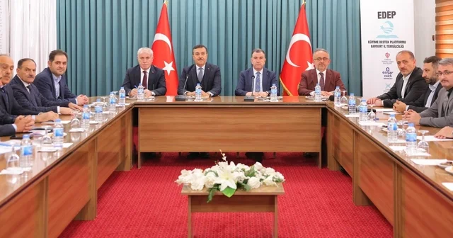 Bayburt ta eğitim çalışmaları EDEP toplantısında değerlendirildi Bayburt Haberleri