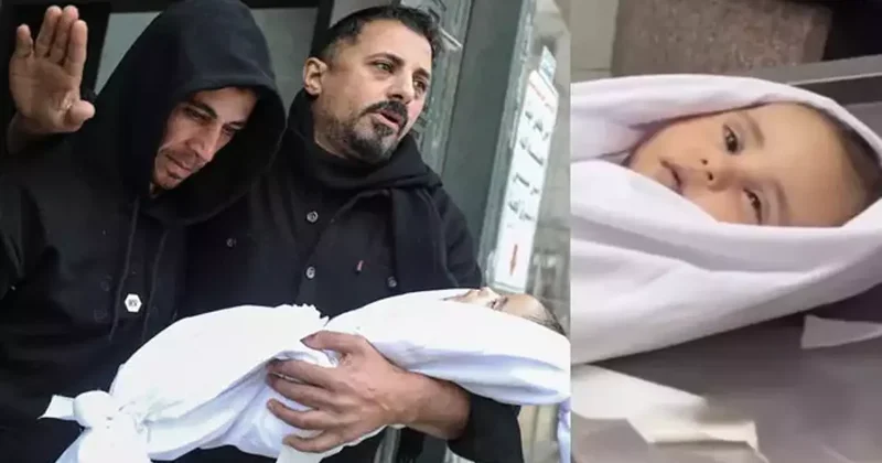 Gazze de bir bebek hipotermiye yenik düştü