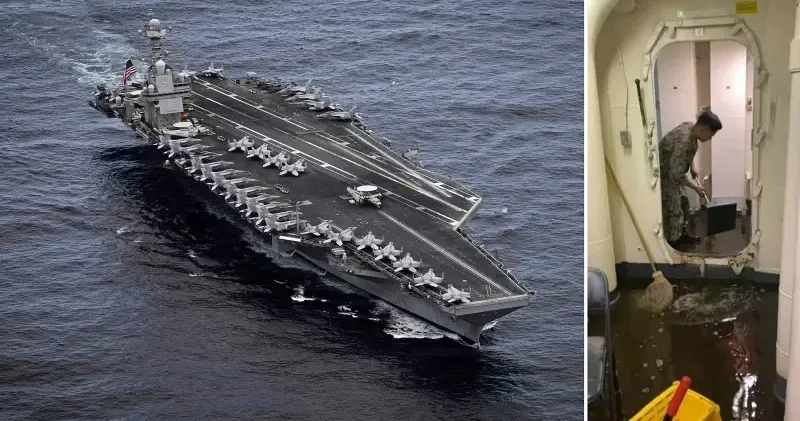 ABD nin 13 milyar dolarlık gözbebeği: USS Gerald Ford uçak gemisinde tuvalet krizi Dünya Haberleri