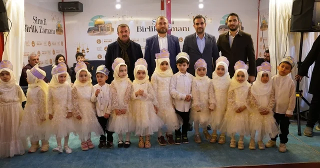 Kahta da 4 6 yaş miniklerden duygu dolu Kur an ı Kerim programı Adıyaman Haberleri