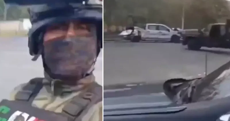 Ordu ile çatışırken telefonu çıkartıp TikTok ta canlı yayın yaptılar