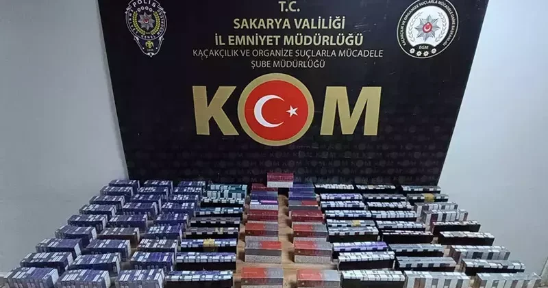 Sakarya da 16 bin kaçak elektronik sigara ele geçirildi; 2 gözaltı