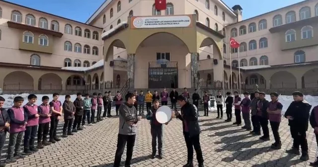 Ağrı da okullarda Ramazan ilahileri yankılanıyor Ağrı Haberleri