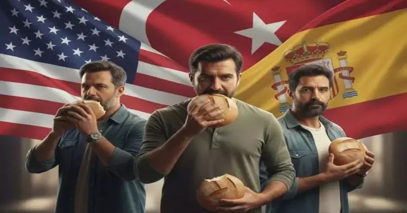 En fazla ekmek yiyen ülkeler açıklandı! Türkiye öyle bir sırada yer aldı ki...