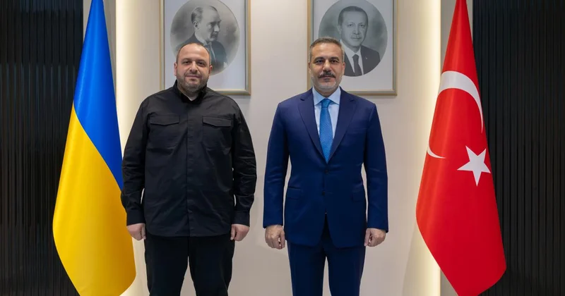 Bakan Fidan, Ukrayna Ulusal Güvenlik Sekreteri Umerov ile görüştü