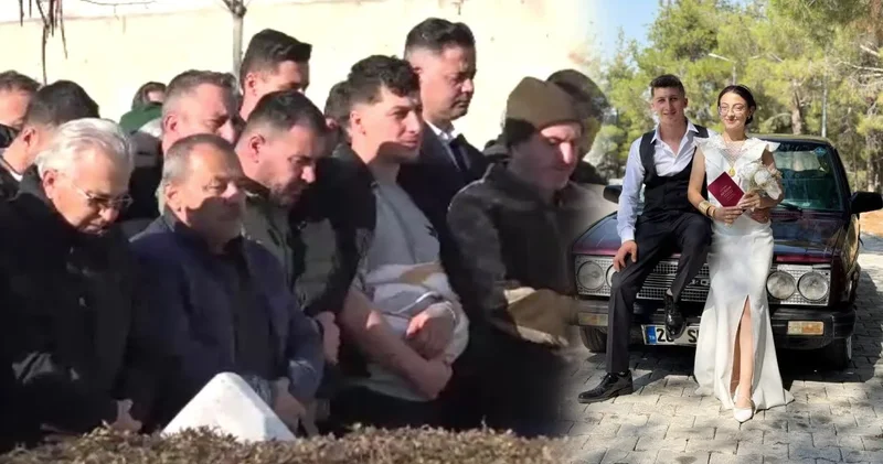 Taburcu olup eşinin cenazesine koştu: 6 ay önce evlenmişlerdi