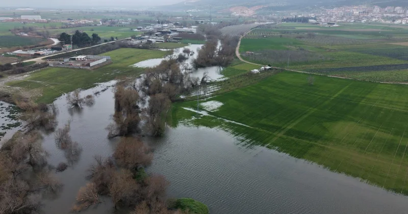 Bursa da 20 bin dekarlık alan su altında kaldı