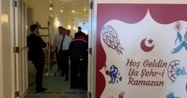 TBMM’de AK Parti’nin koridoru Ramazan süsleriyle donatıldı VİDEO İZLE