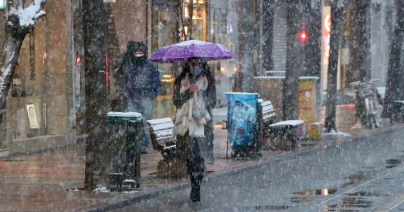 Meteoroloji den kuvvetli sağanak ve kar uyarısı!