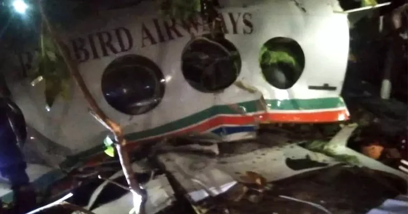 Jharkhand da Ambulans Uçak Düştü