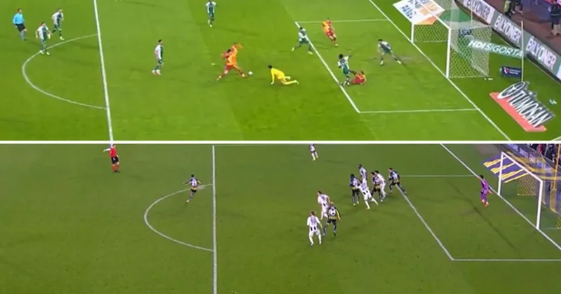 Galatasaray dan flaş paylaşım: Hangisi ofsayt? Sözcü Gazetesi