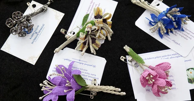 Endemik bitkiler takı ve kumaşa, duygular maniye dökülüyor Trabzon Haberleri