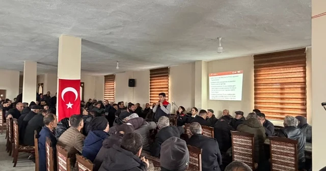 Kars ta üreticilere bitki koruma eğitimi Kars Haberleri