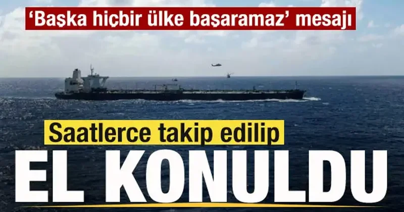 ABD saatlerce takip edip el koydu! Gözdağı verdi: Başka hiçbir ülke bunu yapamaz