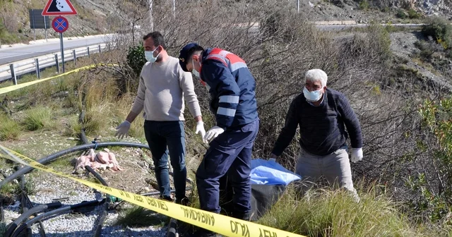 Yol kenarındaki şarampolde kadın cesedi bulundu Antalya Haberleri