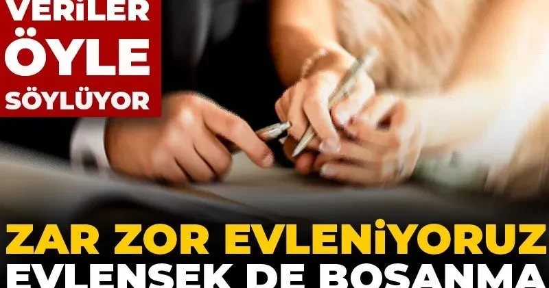 2025 te evlilikler azaldı boşanmalar arttı: İlk 5 yıl kritik eşik!