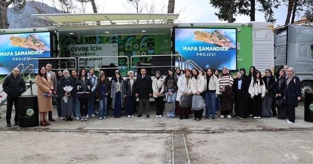 Doğa Dostu Tır Amasya Üniversitesinde öğrencilerle buluştu Amasya Haberleri