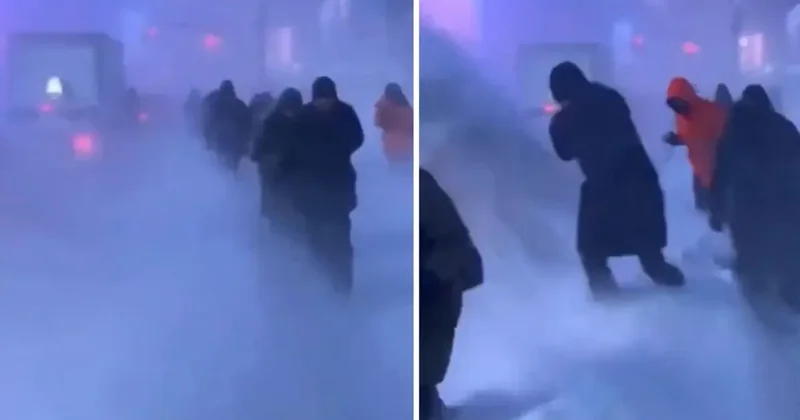 Kar kalınlığının 49 santime ulaştığı New York tan gelen görüntüler kıyamet filmlerini aratmadı