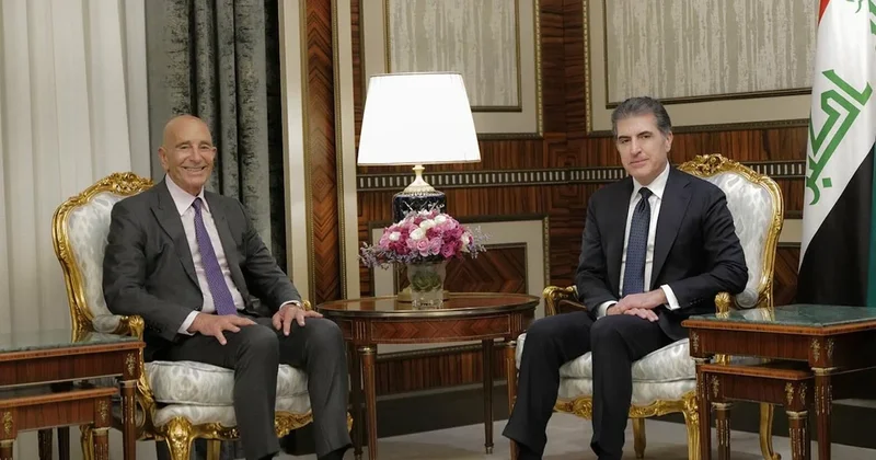 IKBY Başkanı Barzani, ABD nin Suriye Özel Temsilcisi Barrack ile görüştü Sözcü Gazetesi