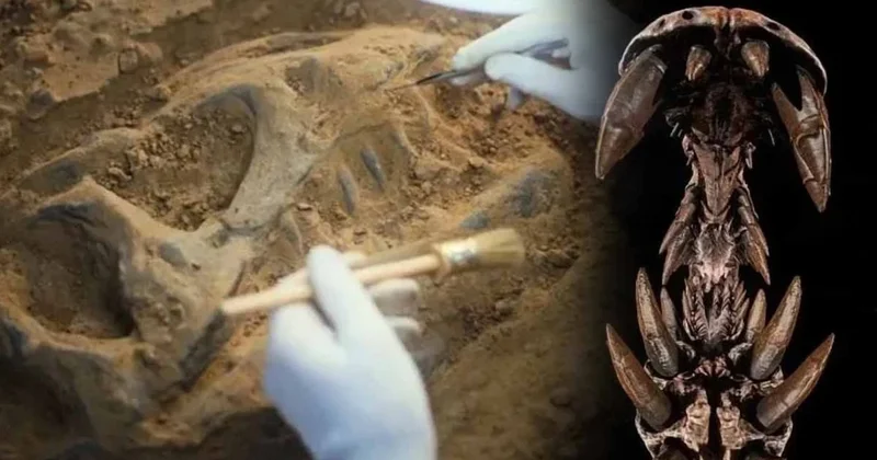 Bilim insanları 95 milyon yıllık pala boynuzlu dev buldu, ateş püskürtmüyordu ama... Sözcü Gazetesi