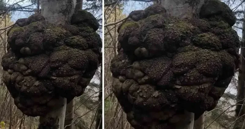 Trabzon da ormanda gezen avcı fark etti: Bölgede böylesi ilk kez görüldü Aktüel Haberleri