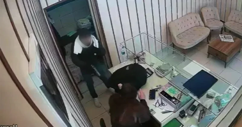 Kuyumcudaki soygunda korku dolu anlar kameraya yansıdı Sözcü Gazetesi