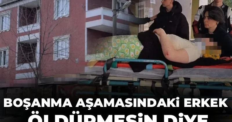 Boşanma aşamasındaki erkek öldürmesin diye balkondan atladı!
