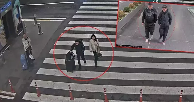 Çinli iş insanı cinayetinde şüphelilerin havalimanındaki görüntüleri ortaya çıktı