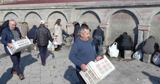 Erzincanlılar oruçlarını ekşisu ile açıyor Erzincan Haberleri