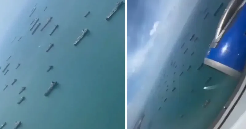 Hürmüz Boğazı nda gemiler sıra sıra bekliyor