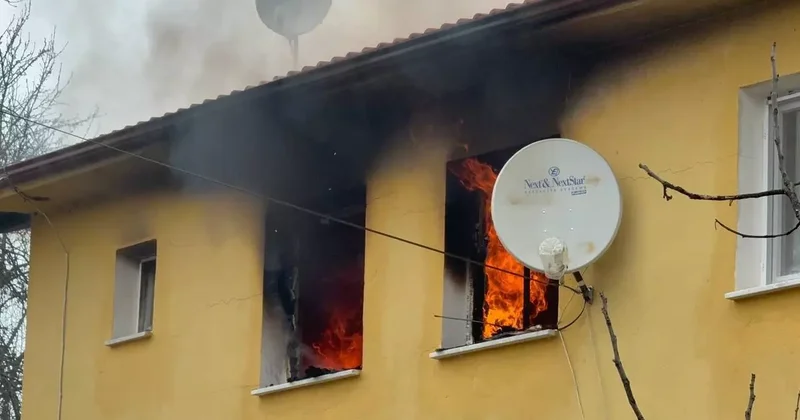 Bartın’da afet konutlarında çıkan yangın paniğe neden oldu