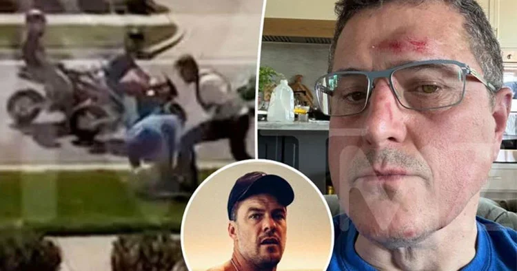 Kavganın her anı kamerada… Ünlü dizi yıldızı komşusunu dövdü! ‘Onu yerde defalarca yumrukladı’