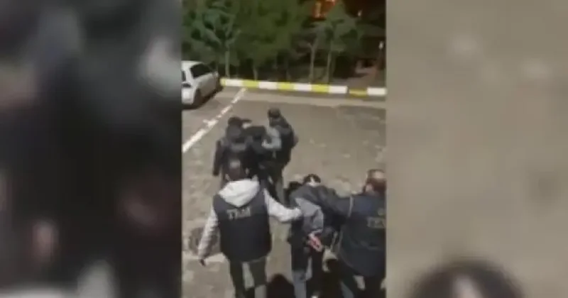 Nevruz etkinliklerinde pankart açan 6 şüpheli yakalandı