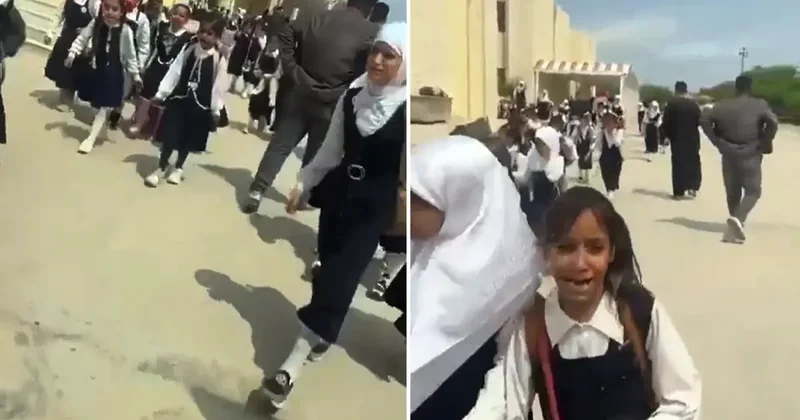 Savaşın 25. gününde kahreden görüntü: Okulda dehşeti yaşadılar