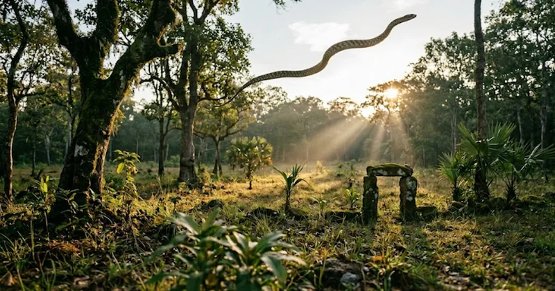 Dünyada ilk kez görüldü: Uçan yılan o mağarada yıllardır saklanıyormuş Sözcü Gazetesi