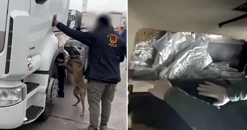 TIR da 53 kilo skunk ele geçirildi: 2 kişi gözaltına alındı Edirne Haberleri