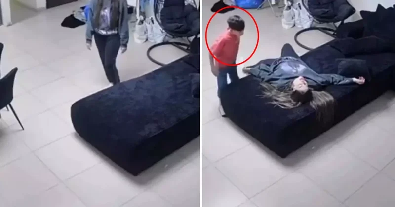 8 yaşındaki çocuk, annesinin hayatını kurtardı