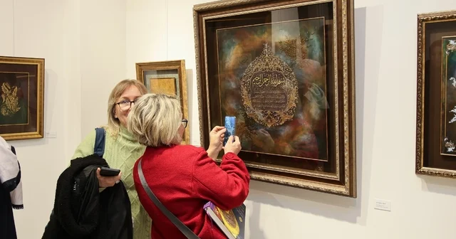 Bursa da geleneksel sanatlara anlamlı katkı: Zer i Nâb Tezhip Sergisi açıldı Bursa Haberleri