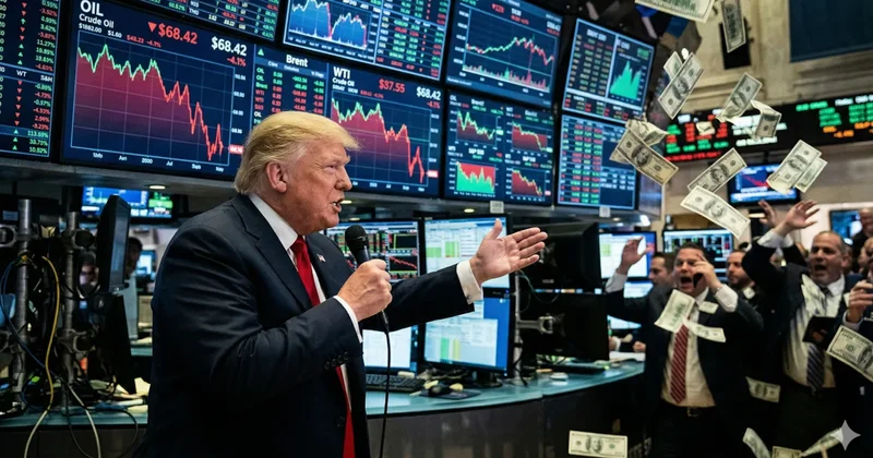 Trump açıklama yapmadan önce zenginler vurgun yaptı Sözcü Gazetesi