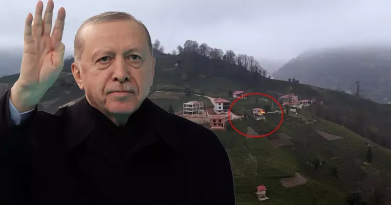 Erdoğan ın Evine Led Işıkla İmza