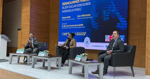 Bandırma da bilişim suçları paneli düzenlendi Balıkesir Haberleri