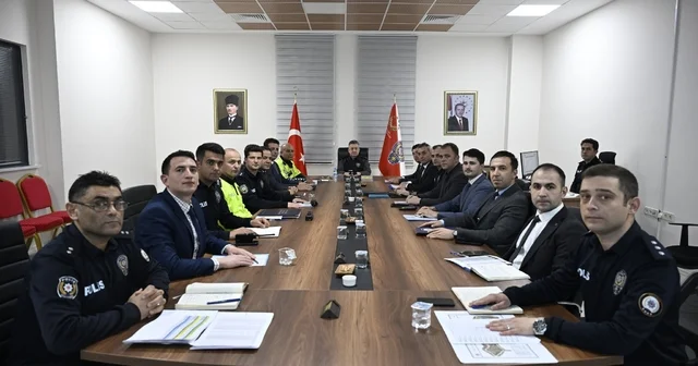 Adıyaman da haftalık asayiş değerlendirme toplantısı yapıldı Adıyaman Haberleri