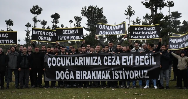 Köylülerden meraya yapılması planlanan cezaevine tepki Bursa Haberleri