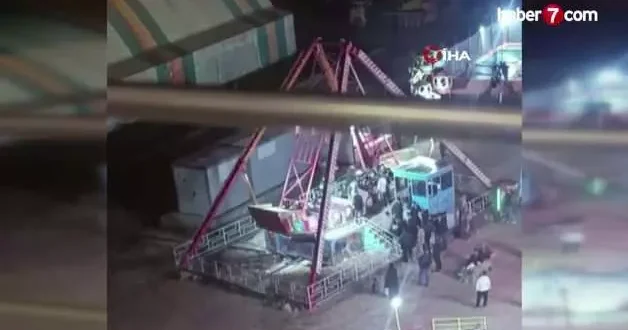 Gondol ringe döndü: Tekme ve yumruklu kavga kamerada