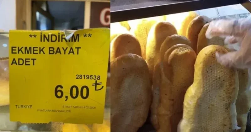 Bakanlık 6 TL ye satılan bayat ekmelere bayat diyemedi