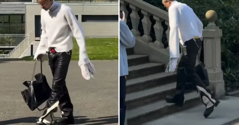 Yürüyüşü ayrı kombini ayrı olay oldu! Yıldız ismi gören herkes aynı yorumu yapıyor